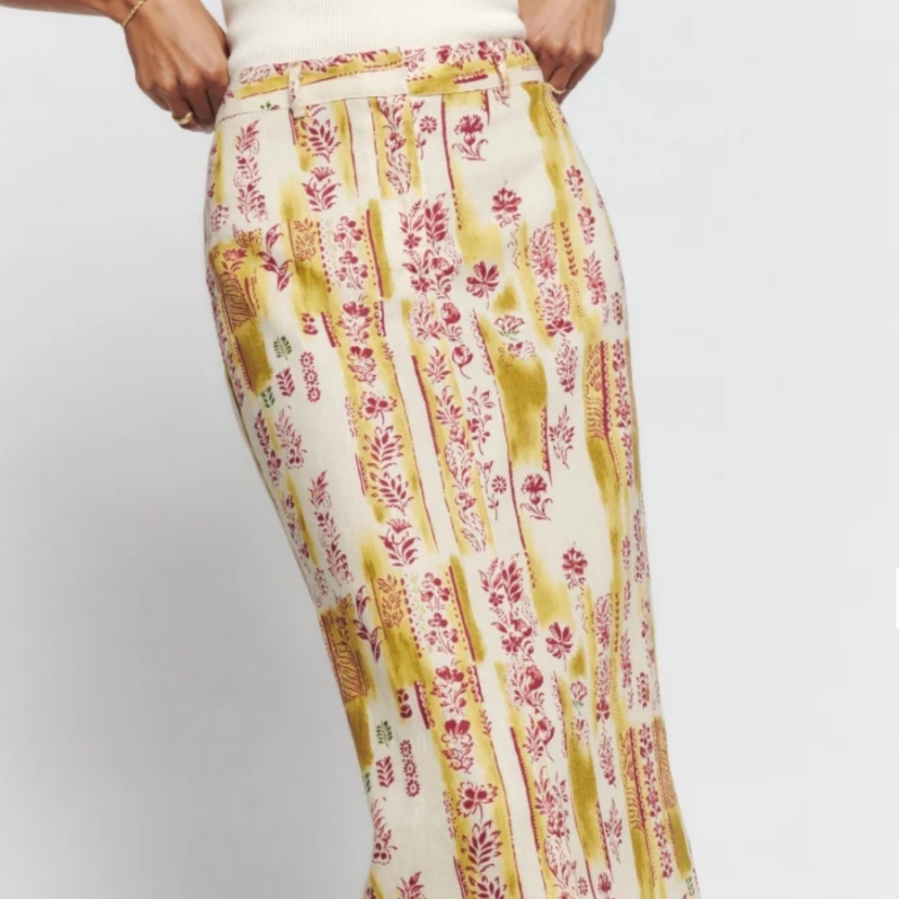 GIA LINEN SKIRT REFORMATION